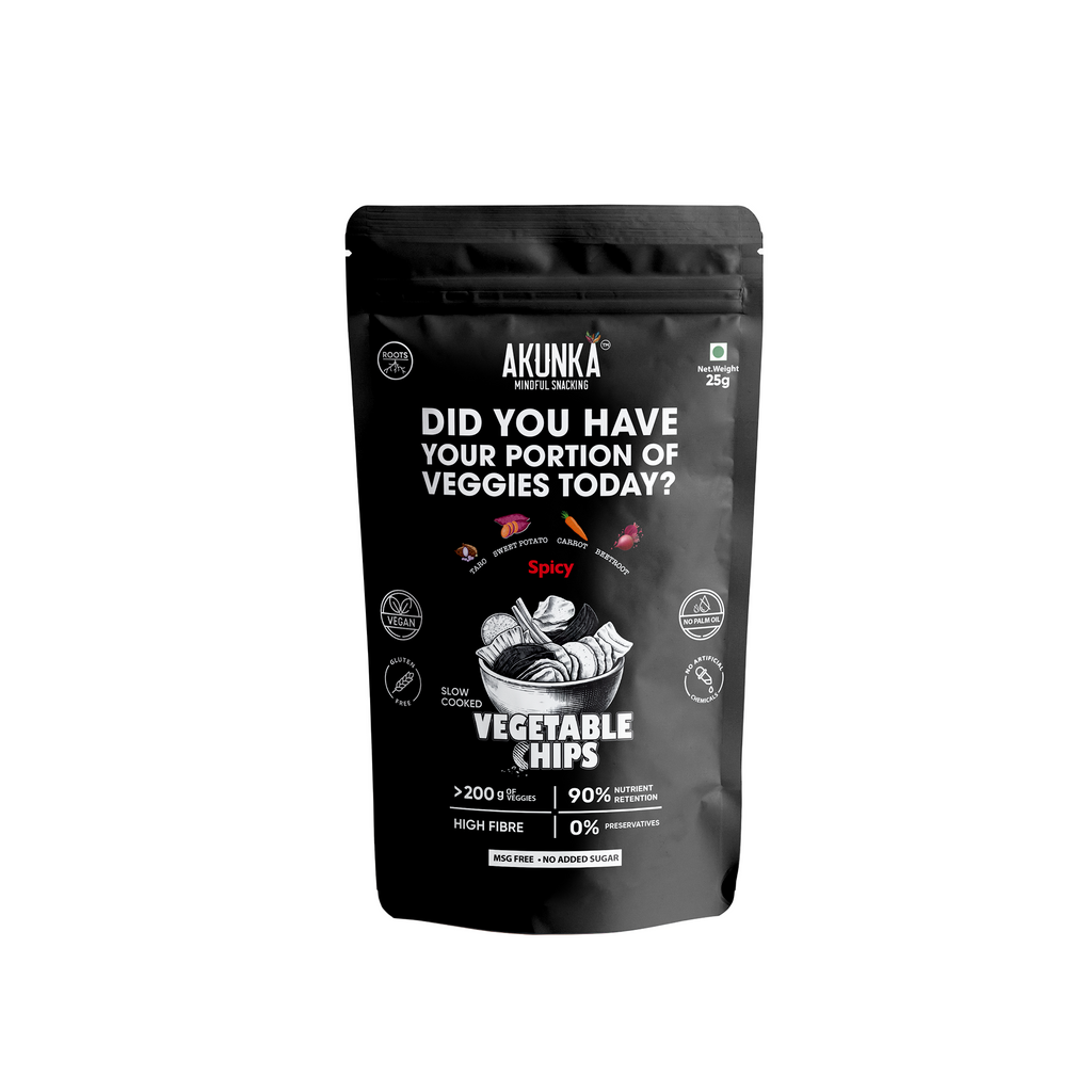 Akunka Vegetable Crisps - Roots - Spicy