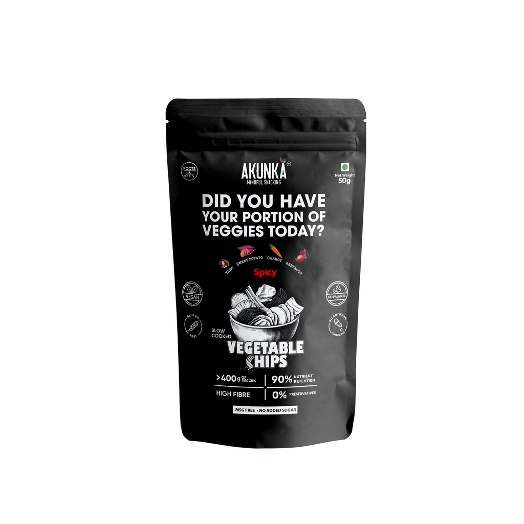 Akunka Vegetable Crisps - Roots - Spicy