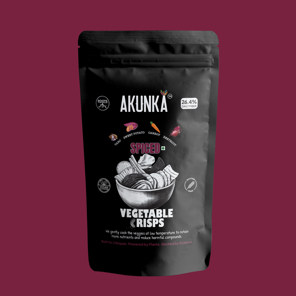 Akunka Vegetable Crisps - Roots - Spiced