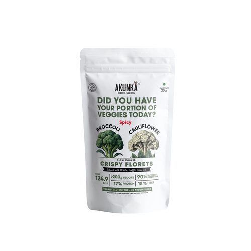 Akunka Vegetable Crisps - Florets - Spicy