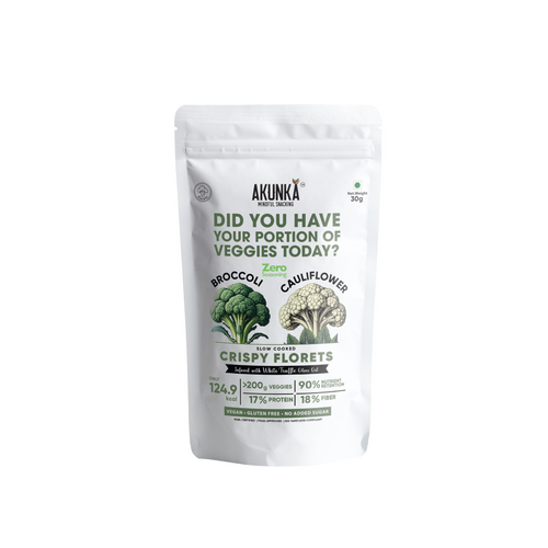 Akunka Vegetable Crisps - Florets - Zero [Unsalted]